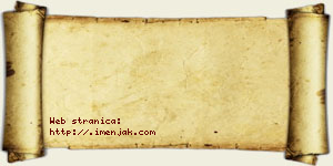 Olga Jačović vizit kartica